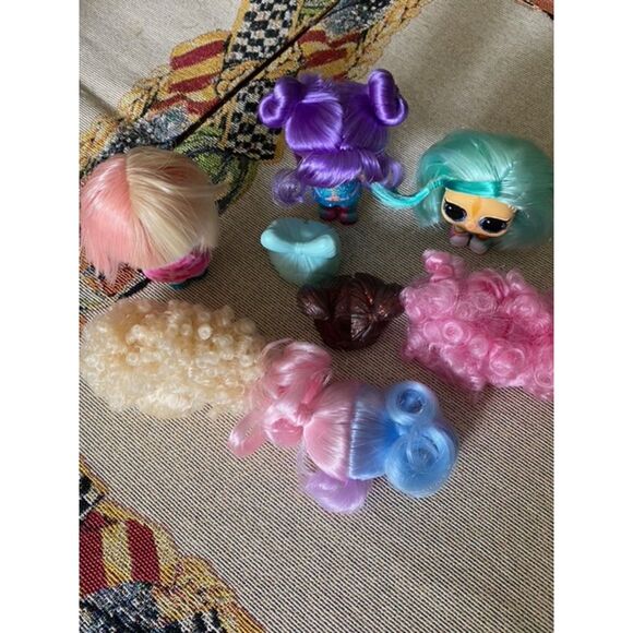 EUC LOL Surprise Doll Lil Pet Secret Agent Slumber Party Makeover Hair Set - Picture 6 of 10